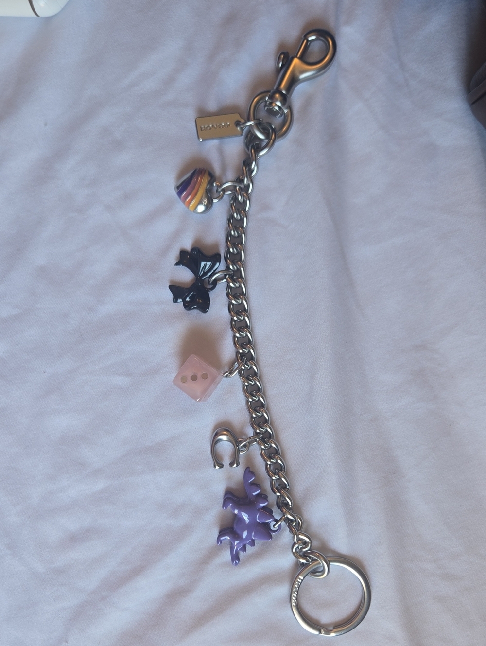 Authentic Coach Silver Motif Charm